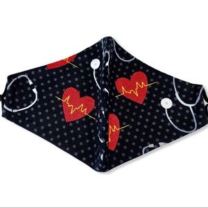 Nurses Stethoscope Face Mask With Adjustable Strap